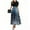 41# Blue, variant on Long Beach Dresses For Women Elegant Floral Summer Maxi Dresses Tie Belted Short Sleeve Empire Waist Casual Flowy a Line Dress Yellow XXL