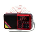 thumbnail image 4 of Joernso Y 509 FM Radio Digital MP3 Music Portable Mini Speaker with LED Flashlight for Outdoor, 4 of 8