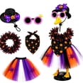 thumbnail image 3 of Halloween Spooky Porch Goose Outfit Kit, Pumpkin Bandana Sunglasses Costume Set for 17 to 23 Inch Goose, Front Yard Decor, 3 of 5