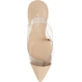 thumbnail image 5 of Charles David Madalyn Clear Transparent Cushioned Footbed Slingback Heel Pumps (Clear, 6), 5 of 6