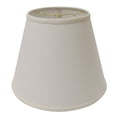 thumbnail image 2 of 16" White Empire Deep Slanted Linen Lampshade, 2 of 2