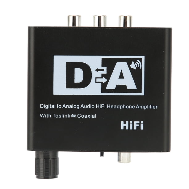 Convertidor digital a analógico, convertidor digital a analógico, convertidor de audio digital a analógico, convertidor RCA analógico, aspecto llamativo