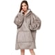 thumbnail image 1 of Sudadera Cobija Bluelander, Manta con Borrega, Unitalla, con Capucha y Mangas, Gris, 1 of 5