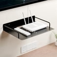 thumbnail image 4 of Projector Shelf, Floating Entertainment Center Shelves, Dvd Player Shelf, Metal Router Rack, Shelf Under Tv Wall Mount, 4 of 6