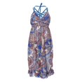 thumbnail image 1 of Traje de baño de 3 piezas para mujer Colcomx Estampado bohemio Halter, 1 of 7