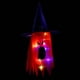 thumbnail image 2 of Guirnalda de luces LED con forma de sombrero de bruja fantasma para colgar en árboles, porches y patios al aire libre en Halloween, 2 of 8