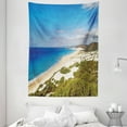 thumbnail image 1 of Cyprus Tapestry, Nature Theme Image with Beach of Karpas Peninsula Northern Part of Island Scene, Wall Hanging for Bedroom Living Room Dorm Decor, 60W X 80L Inches, Multicolor, by Ambesonne, 1 of 2