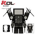 thumbnail image 1 of Monitor Man & Toilet Man Building Block Kit: K2187 Construction Toy Set for Kids, Mini Assembly Playset with Detailed Characters, Creative DIY Building Blocks for Children, Lightweight 28g Puzzle Toy, 1 of 1