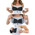 thumbnail image 6 of ToBeInStyle Women's Reusable Velcro and Adhesive Angel Wing Bra - Black - D-Cup, 6 of 7