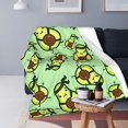 thumbnail image 2 of Cute Avocado Throw Blanket Fleece Flannel Blankets Couch Sofa Bed Blanket for Kids Teen Adults, 2 of 6