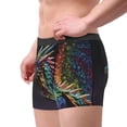 thumbnail image 2 of Vsdgher Dragon with Colorful Tail Pattern Men's Boxer Brief Underwear,Soft Funny Underwear for Men-Large, 2 of 5