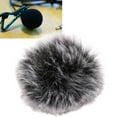 thumbnail image 4 of Furry Microphone Cover, Compact Soft Microphone Furry Wind Muff Noise Reduction Hygienic  For Lapel Microphones, 4 of 8