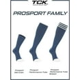 thumbnail image 5 of TCK Prosport Crew Athletic Socks 1 Pair (Hot Pink, Small), 5 of 5