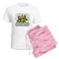 thumbnail image 6 of CafePress - Irish Friendship Women's Light Pajamas - Women's Short Sleeve Print T-Shirt and Pants Light Cotton Pajama Set, 6 of 7