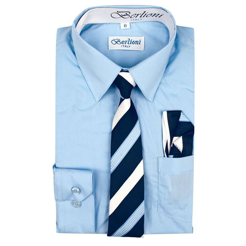 boys light blue dress shirt