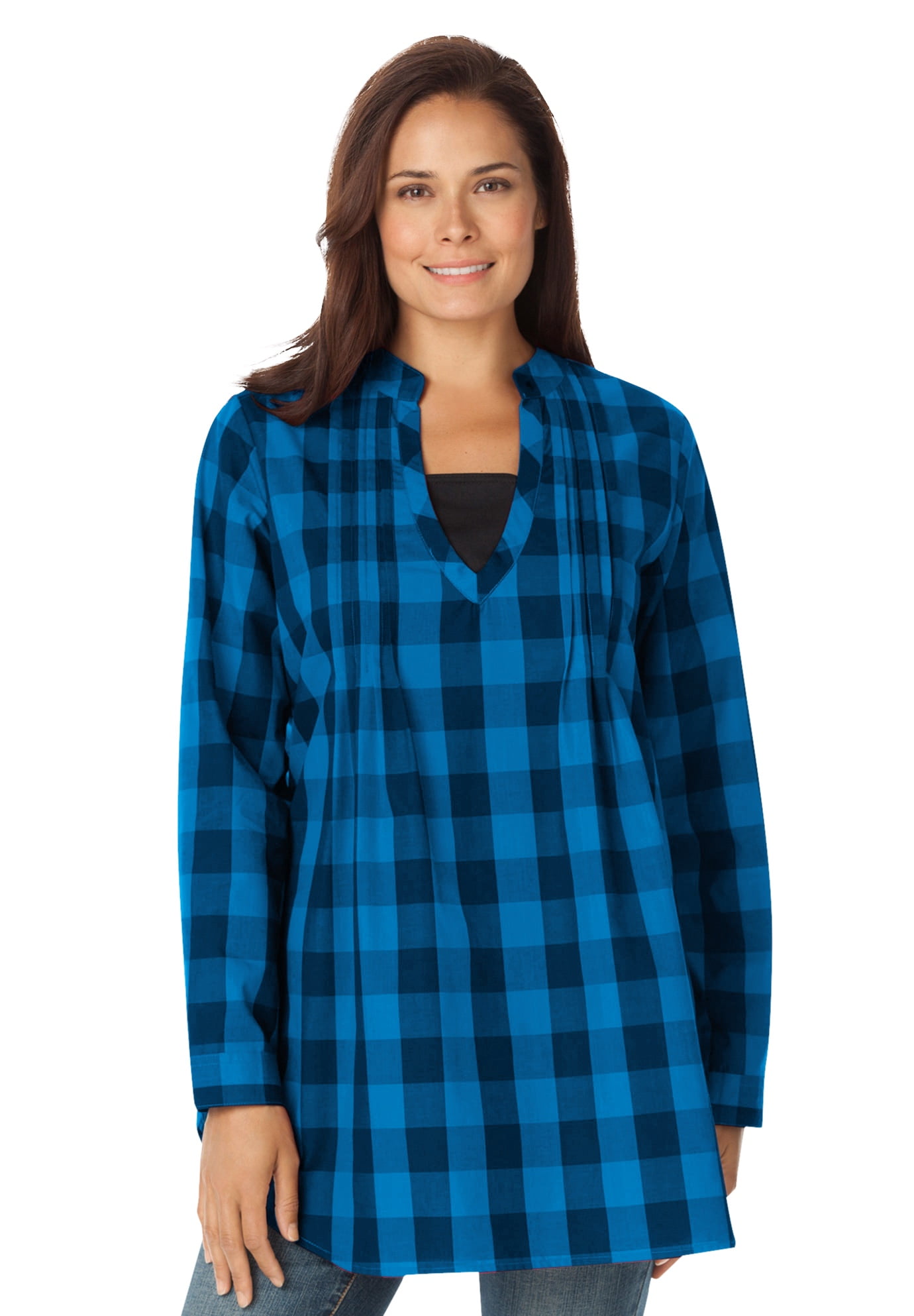 Bright Cobalt Small Buffalo Plaid 