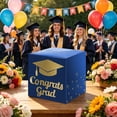 thumbnail image 1 of Congrats Grad Card Box, Graduation Card Holder Box for Graduation Party Decorations Money Gift Box for High School College Graduation Party Supplies, 1 of 7