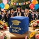 thumbnail image 1 of CaiYueKe 2026 Graduation Card Box - Sturdy Cardboard Mortarboard Holder for Graduation Party Decorations, Congrats Grad Money Box for Gift Cards & Envelopes, College Supplies, 1 of 8