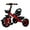 Red, variant on FUTATA Kids Tricycle, 3 Wheeler, Toddler Bicycle, Kids Bicycle Tricycle With Storage Box, Front Basket & Back Basket For Children 1-6 Years Old, Indoor & Outdoor Boys & Girls Tricycles, Red/White