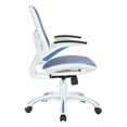 thumbnail image 2 of OSP Home Furnishings Riley Office Chair with Blue Mesh Seat and Back, 2 of 11