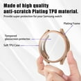 thumbnail image 3 of Venoro For Samsung Galaxy Watch 6 40mm/44mm Glass Screen Protector TPU Case Full Cover, 3 of 27