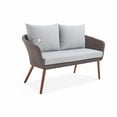 thumbnail image 3 of Alaterre Furniture Athens All-Weather Wicker 4 Piece Outdoor Conversation Set, 3 of 8