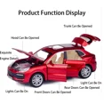 thumbnail image 6 of 1:32 Scale Cayenne Macan Model Car Toys Alloy Diecast Doors Opened Sound Light Pull Back Ornament Toy Vehicles for Kids Gifts, 6 of 9