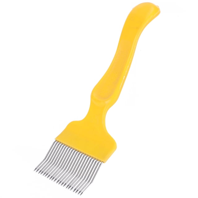 Raspador de miel Jadeshay cortador de miel de 21 púas cuchillo desoperculante