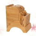 thumbnail image 2 of Multi Function Holder Kitchen Supplies Storage Rack Kitchen Tool Holder Bamboo Holder, 2 of 5