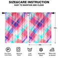 thumbnail image 2 of Blackout Kids Curtains,Multi Color Plaid Checkered Pattern Childrens Insulated Curtains Set Of 2,Bedroom Essentials,Toddler Room Decor 42"x54", 2 of 5