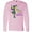AD-Pink, variant on Let the Good Times Roll Mardi Gras Jester Long Sleeve T-Shirt