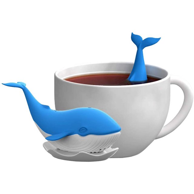 Tea Infuser - Whale Shape Silicone Loose Leaf Tea Infusers Tea Strainer & Hot Tea Filter