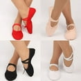 thumbnail image 4 of Child Adult Canvas Ballet Dance Shoes Slippers Pointe Dance Gymnastics 12 Sizes, 4 of 6