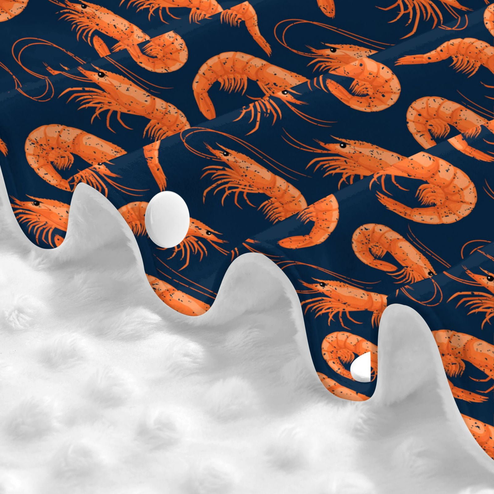 Car Seat Cover Baby - Orange Shrimp Print Breathable Infant Car Seat Cover for Baby Carseat, Lightweight Comfort Baby Essentials Must Haves Newborn Stuff for Girl Boy