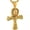 Gold, variant on Ancient Egyptian Scarab Ankh Necklace Black Gold Stainless Steel Aunk Pendant-Black