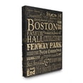 thumbnail image 5 of Stupell  The  Home Decor Boston Words And Cities Typography, Proudly Made in USA 16 x 20, 5 of 5