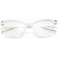 thumbnail image 3 of FEISEDY Oversized Cat Eye Glasses Frame Blue Light Blocking Eyewear for Women B2589, 3 of 15