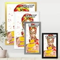 thumbnail image 4 of Designart 'Exotic Colorful Portrait of Afro American Woman' Traditional Framed Art Print, 4 of 4