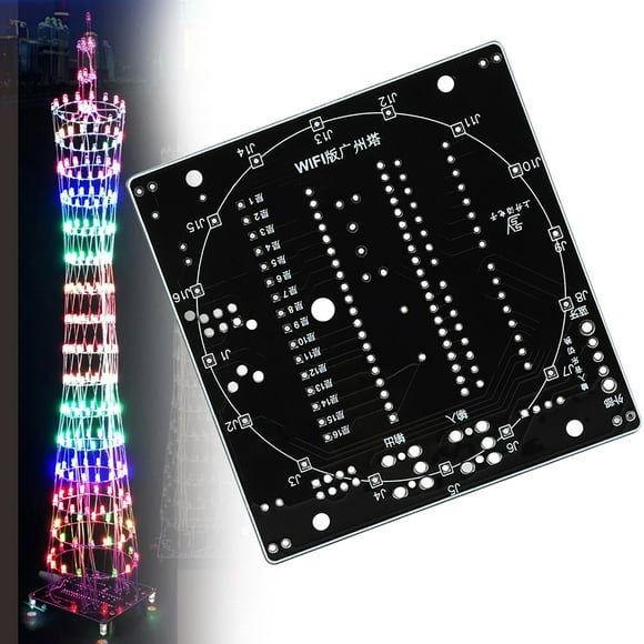 Acrylic Solid LED Lights Tower, DIY LED Lights Tower, Easy Installation And Operation Home For Long Time Using