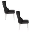 thumbnail image 3 of Chaise à Oreilles Plata Import en Noir - Set 2, 3 of 4