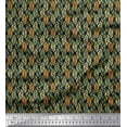 thumbnail image 1 of Soimoi Rayon Fabric Leaves Small Print Fabric by The Yard 56 Inch Wide, 1 of 3