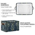 thumbnail image 2 of Yayeee Canvas Storage Basket with Handles for Shelves Fabric Bins Closet Organizer, Shadowy Forest Pattern, 2 of 8