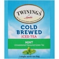 thumbnail image 5 of Twinings Cold Brewed Iced Tea Bags, Unsweetened Green Tea with Mint, 20 Count Box, 5 of 6