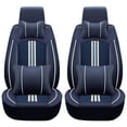 thumbnail image 3 of Leadwolf Front Car Seat Covers Leather for Chevrolet for Bolt 2017-Present 2 Seats Breathable, Waterproof with Anti-Slip Backrest Seat Protectors Blue, 3 of 8