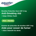 thumbnail image 2 of Equate Nicotine Gum, Mint, 2mg, 2 of 5
