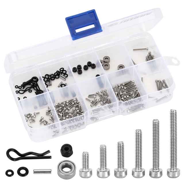 Juego de tornillos con caja para 1/24 RC Crawler Car Axial SCX24 AX24