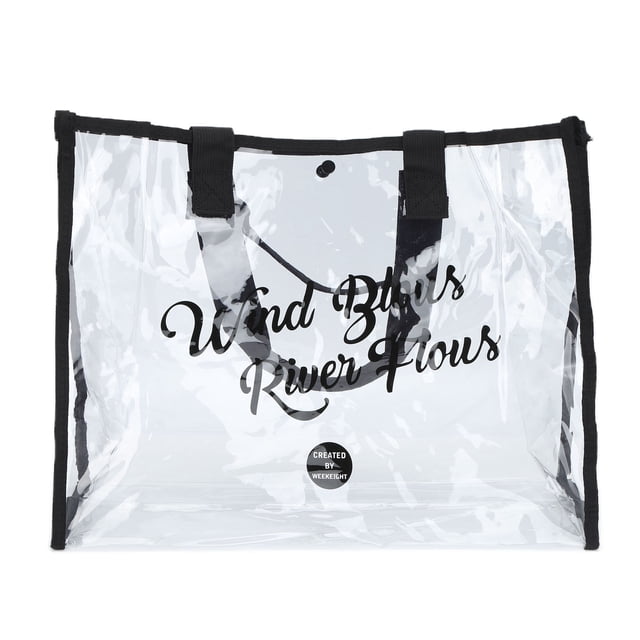 Bolsa de playa de PVC, bolsa de playa de PVC, bolsa de almacenamiento portátil, bolsa de lavado transparente, tecnología innovadora