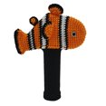 thumbnail image 2 of StitchHead Hand Stitched Yarn Animal Driver/Wood Head Cover - Clownfish, 2 of 2