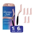 thumbnail image 1 of Schick Hydro Silk Dermaplaning Wand, Professional Style, 1 Handle and 6 Refills, 1 of 17