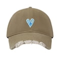 thumbnail image 1 of Gorra de béisbol con parte superior suave y ajustable con forma de corazón y agujero retro para mujer, de 54 a 60 cm de circunferencia, con ala ancha, 1 of 5